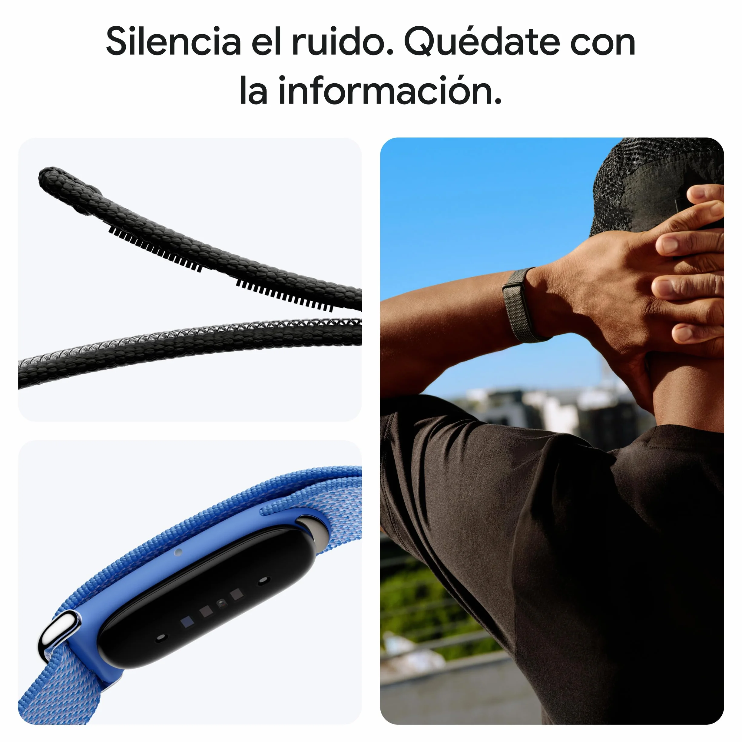 Google Fitbit Air Pulsera Actividad Monitorización Frecuencia Cardiaca Sueño IA Batería 7 Días Frambuesa