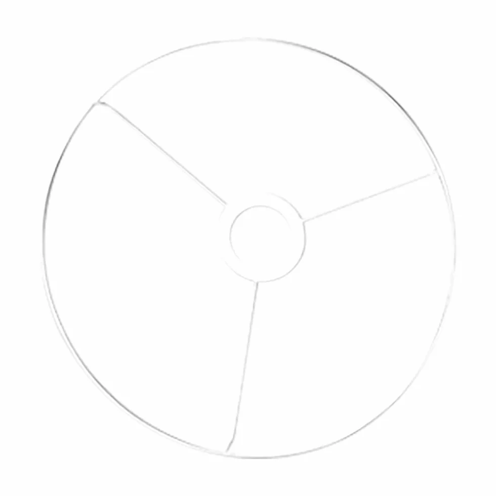 Rayher Aro Lámpara Metal Lacado Blanco 20 cm E27