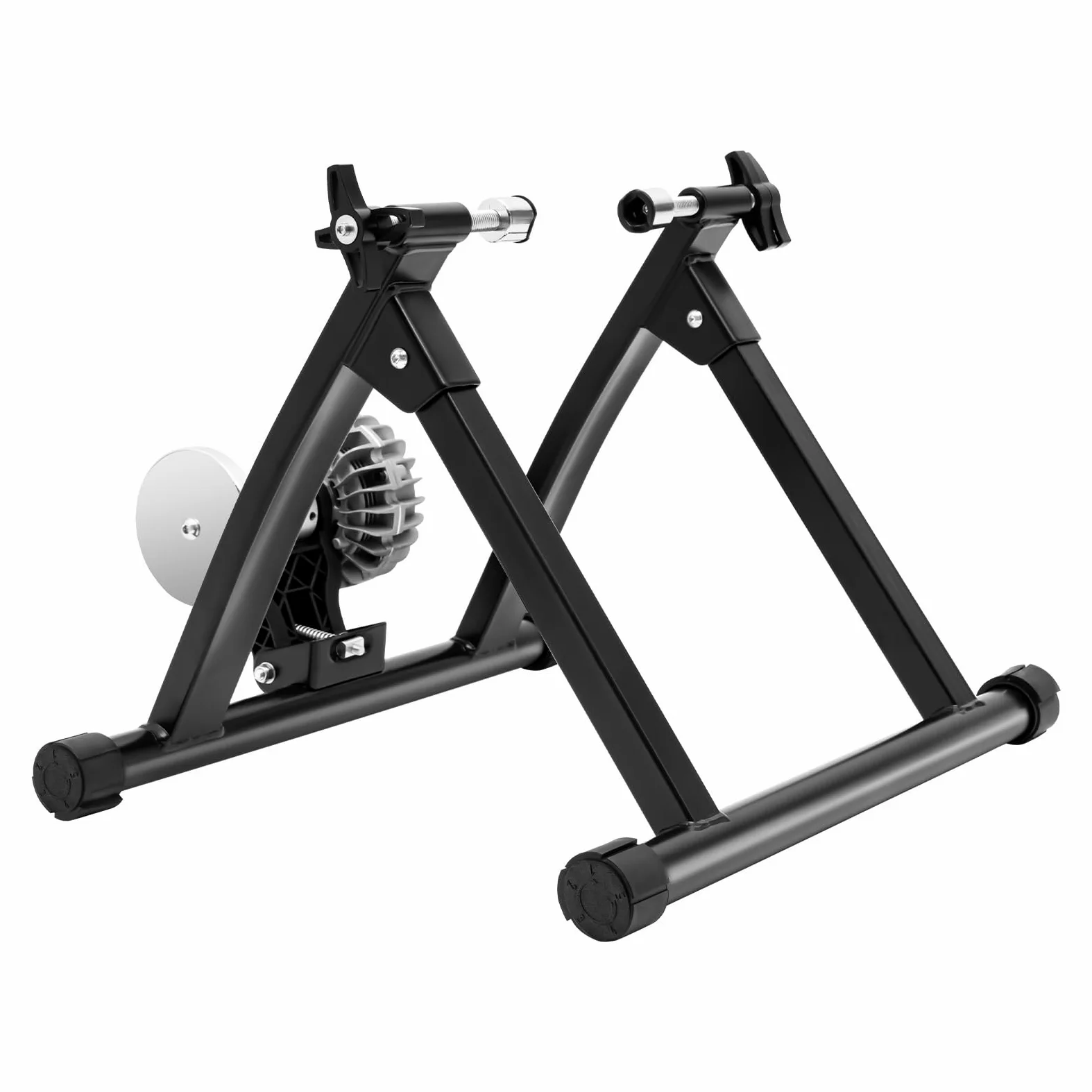 Estacionario bicicleta soporte bicicleta interior soporte bicicleta entrenador para 26-29 pulgadas y 700C ruedas resistencia coche control bicicleta soporte para conducción interior