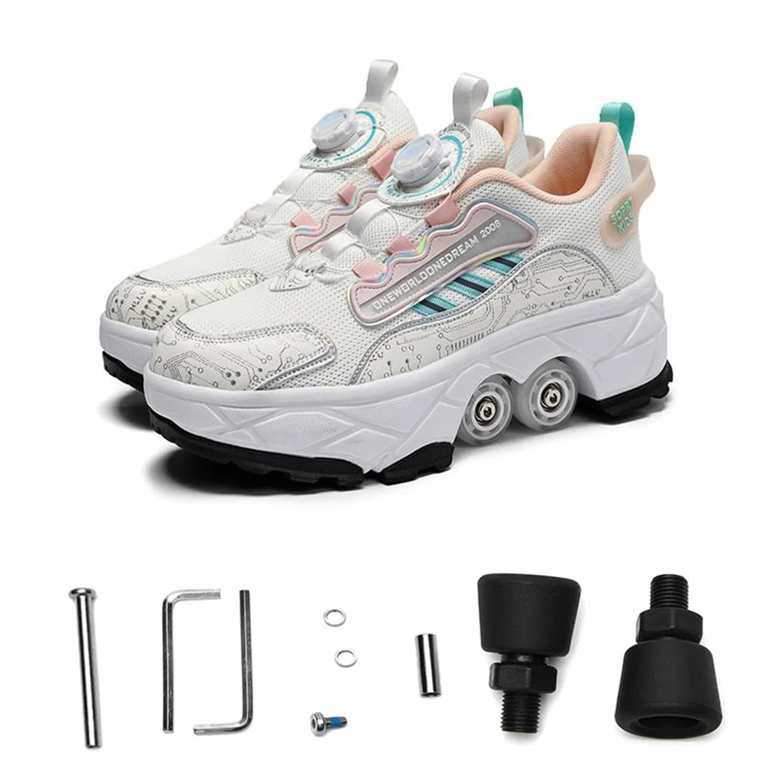 Zapatos de Patinaje sobre Ruedas, Zapatos de Patinaje sobre Ruedas, patineta técnica telescópica, Zapatos Deportivos de Ocio