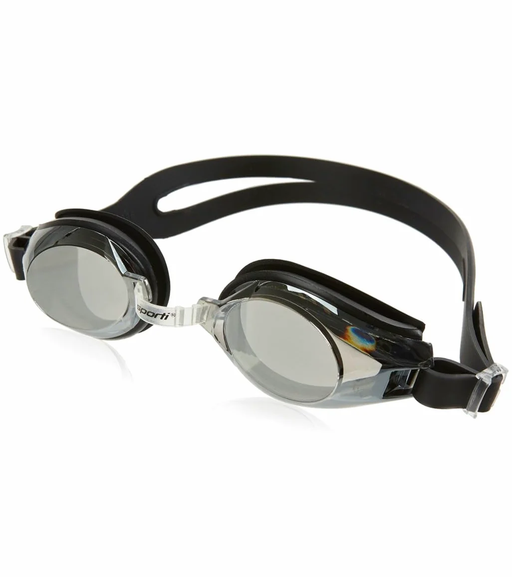 Sporti Gafas de natación antivaho con espejo óptico positivo, dioptrías 2.0 a 6.0, perfectas para adultos de visión larga, visión mejorada