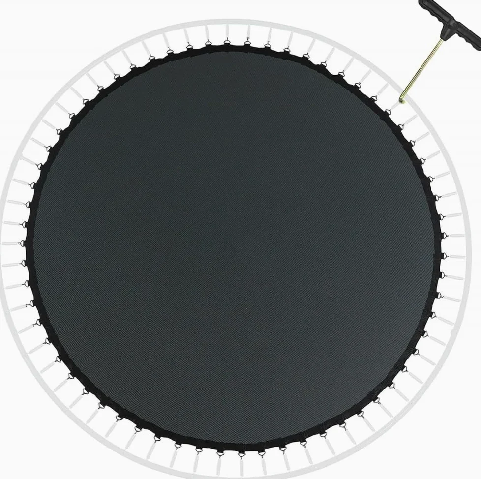 Alfombrilla redonda resistente de repuesto duradera para saltar seguro al aire libre, ideal para trampolines, absorción de impactos, experiencia de salto mejorada