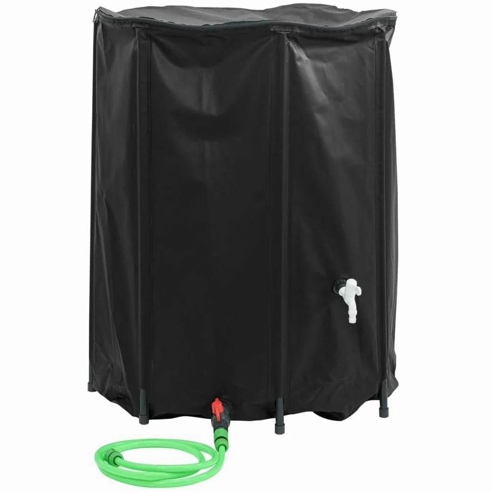 Contenedor de agua plegable con depósito de agua de PVC de 750 L, depósito de agua plegable tanque de agua para preparación de emergencias, preparación, preparación de crisis