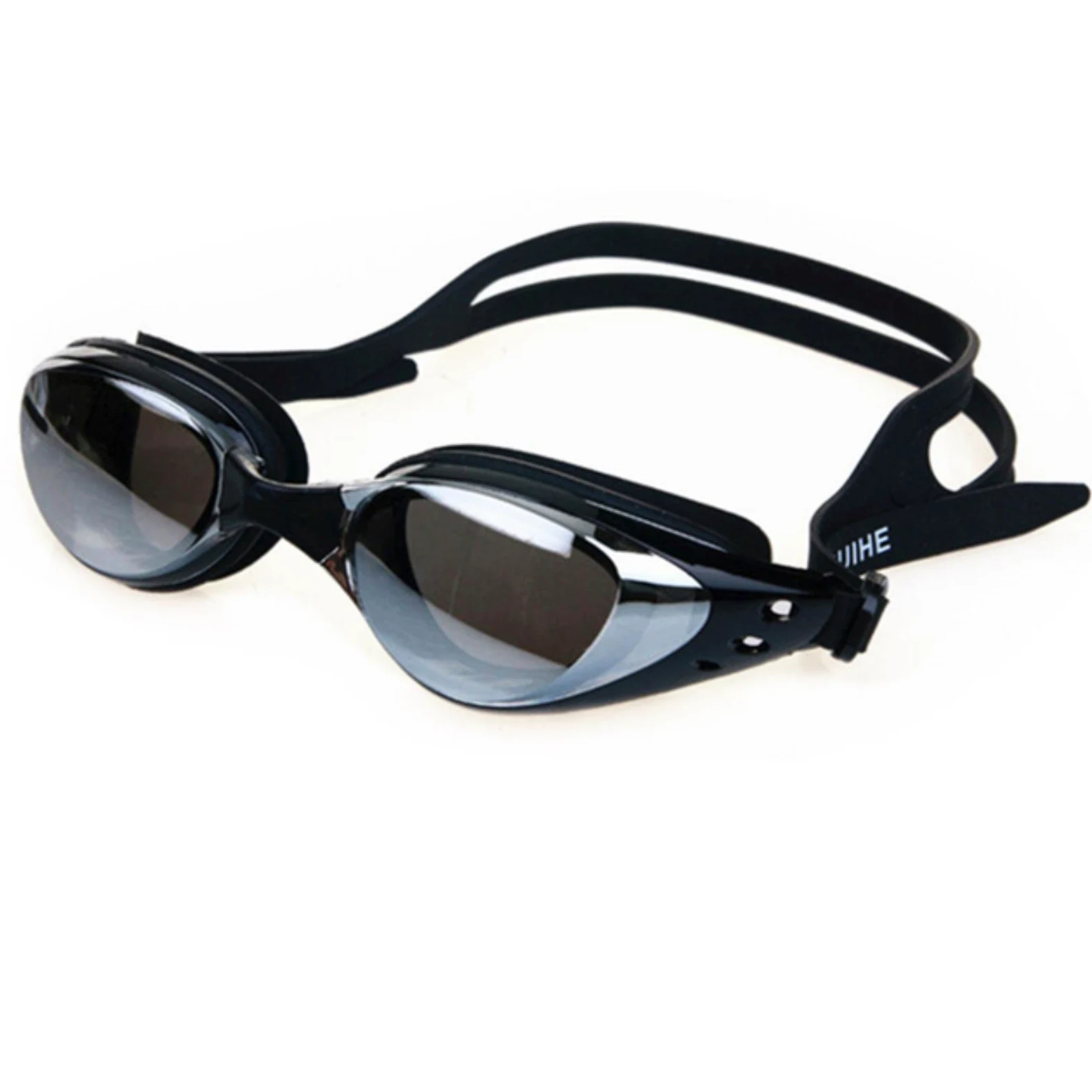 gafas, Gafas de natación for hombres y mujeres, antivaho, con prescripción UV, impermeables, silicona, ajustables, for piscina, for adultos, gafas buceo