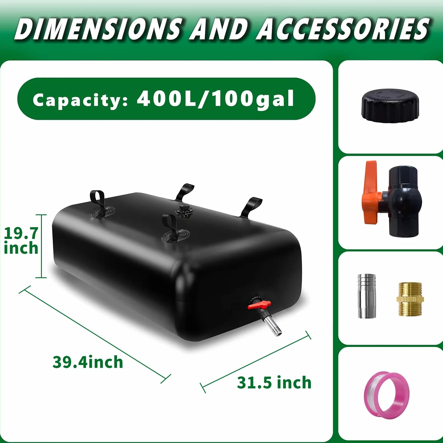MXQMKL Contenedores de almacenamiento de vejiga de agua, tanque de agua portátil plegable de gran capacidad, bolsa de agua suave, resistencia a la sequía, prevención de incendios, agua de emergencia