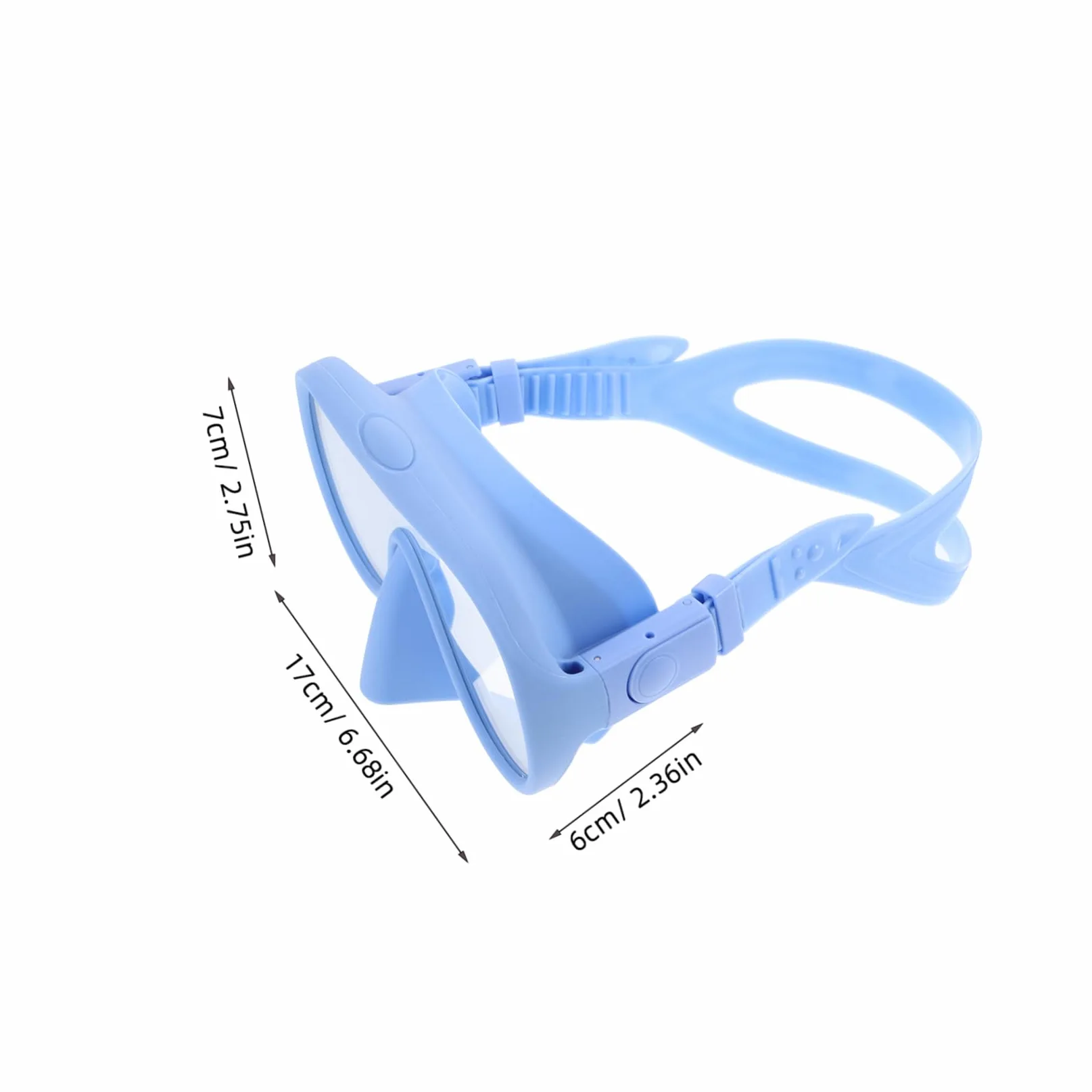 1juego De Buceo Profesional para Adultos Gafas Antivaho De Amplio Ángulo y Tubo De Snorkel con Estuche De Almacenamiento Equipamiento De Esnórquel y Buceo Color Azul