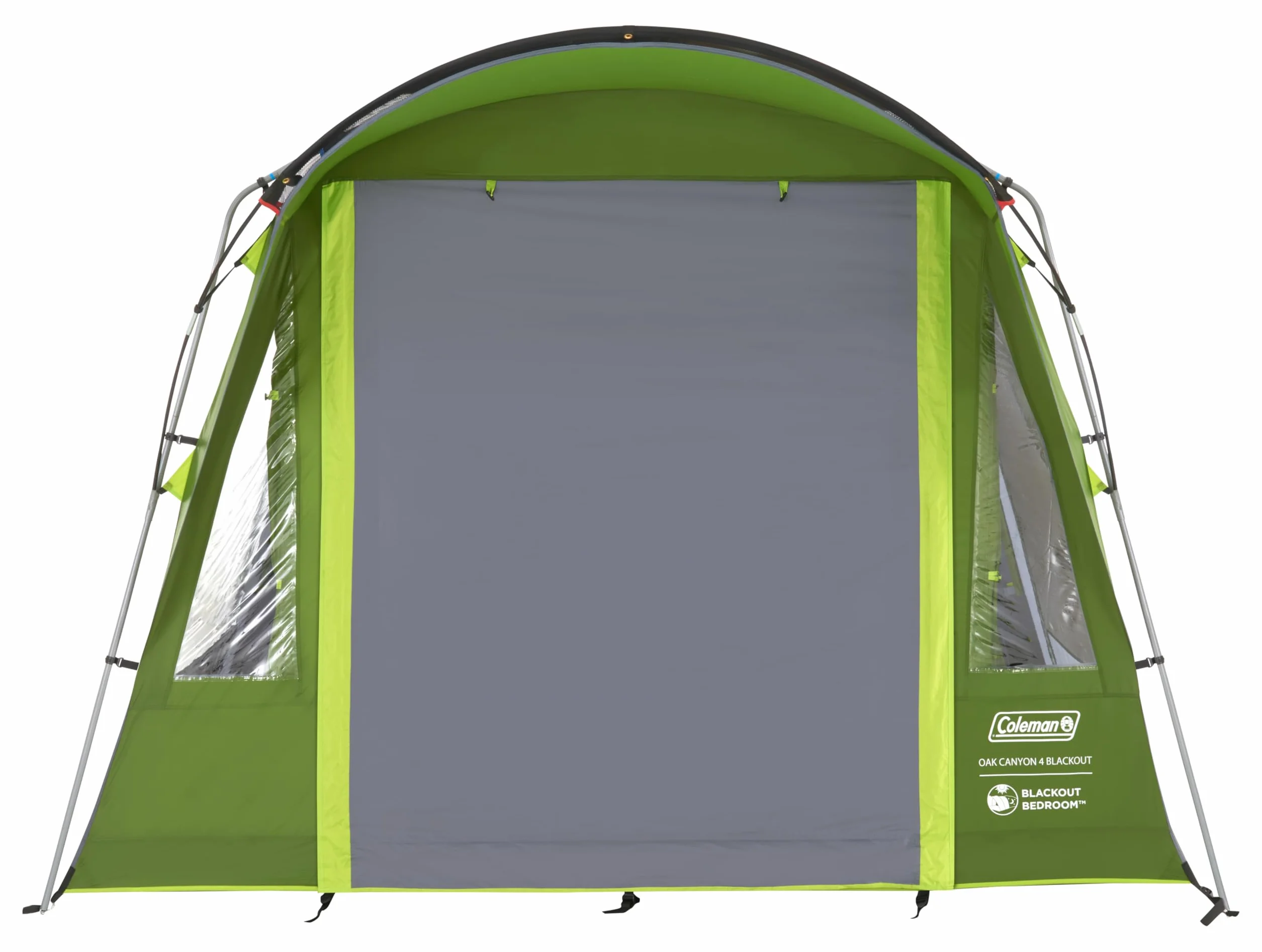 Coleman Oak Canyon - Tienda de campaña para 4 personas, túnel familiar para 4 personas con 2 dormitorios y sala de estar especiales oscurecidos, tienda de campaña para 4 personas, impermeable de 4500