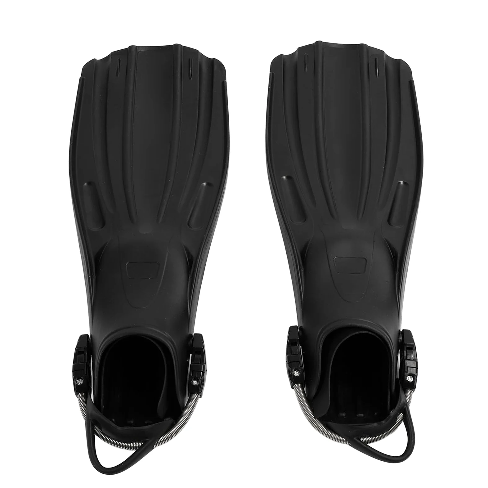 Jiawu Aleta para Pie de Buceo, Diseño Ergonómico, Aletas de Snorkel con Suela de PP Livianas, Aleta de Buceo en Apnea con Cordones de Resorte Ajustables para , Snorkel, Natación, en Apnea