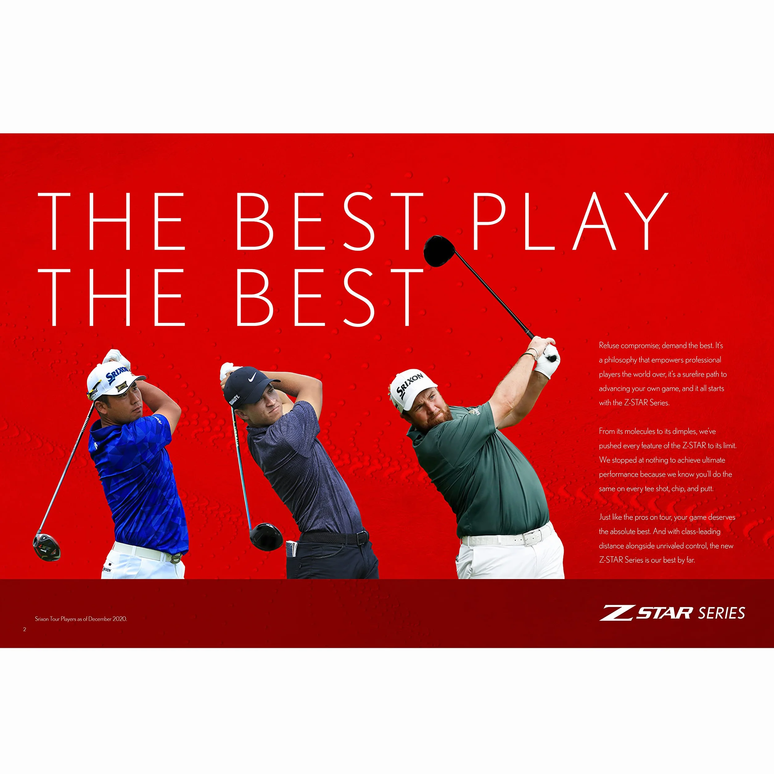 Srixon Z Star 7 Tour White 4 piezas Uretano bolas de golf docena