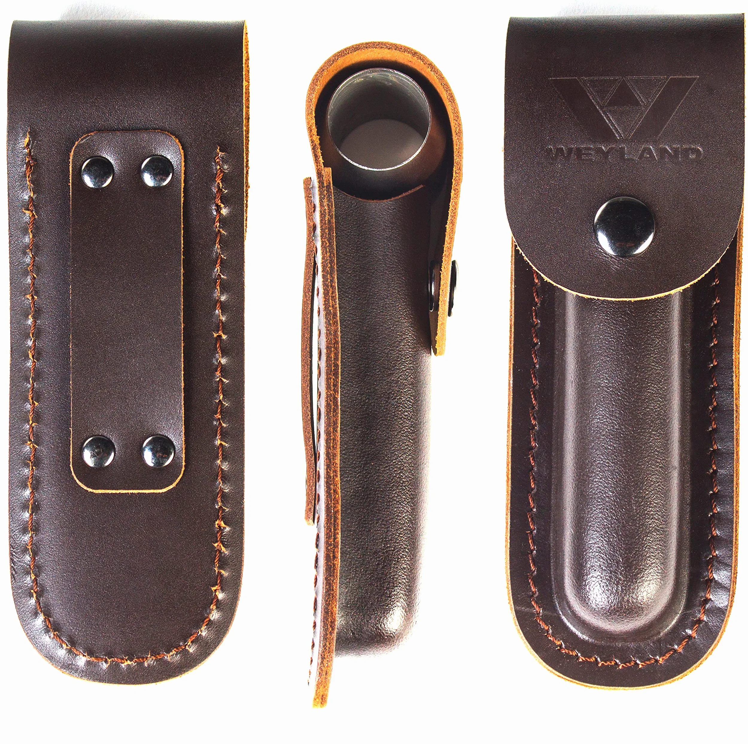 WEYLAND Herramienta de supervivencia Bushcraft de Settlers: taladro de mano de madera de ojo escocés, herramienta para hacer piquetas y agujeros, multiherramienta con vaina, herramientas para acampar