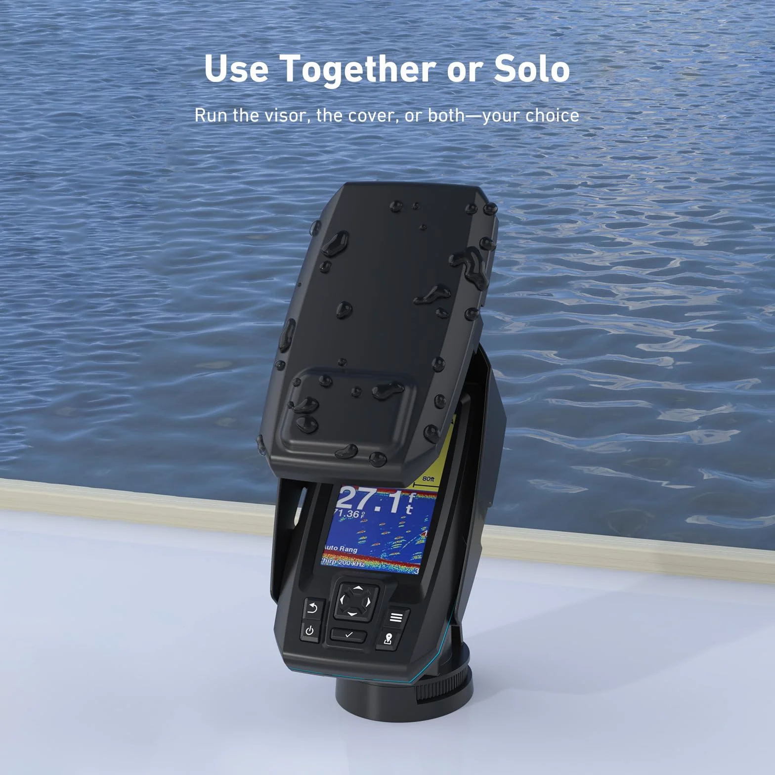 Visera solar Garmin Striker Plus 4 Vivid 4cv Fish Finder