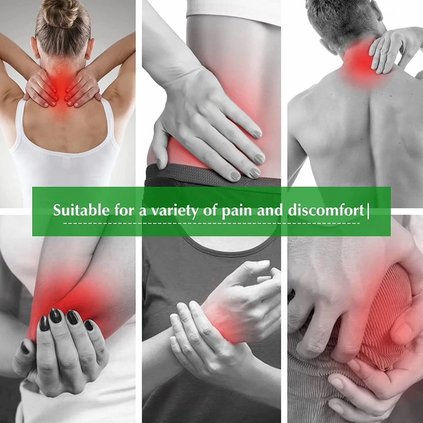 Parches para aliviar el dolor de rodilla MQUPIN, 56 unidades, ajenjo, para espalda, cuello y hombro