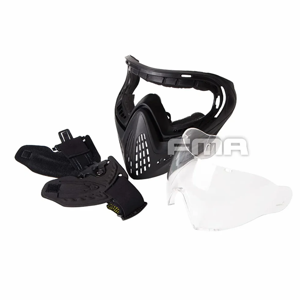 Máscara de cara completa antivaho F1 para Paintball Airsoft
