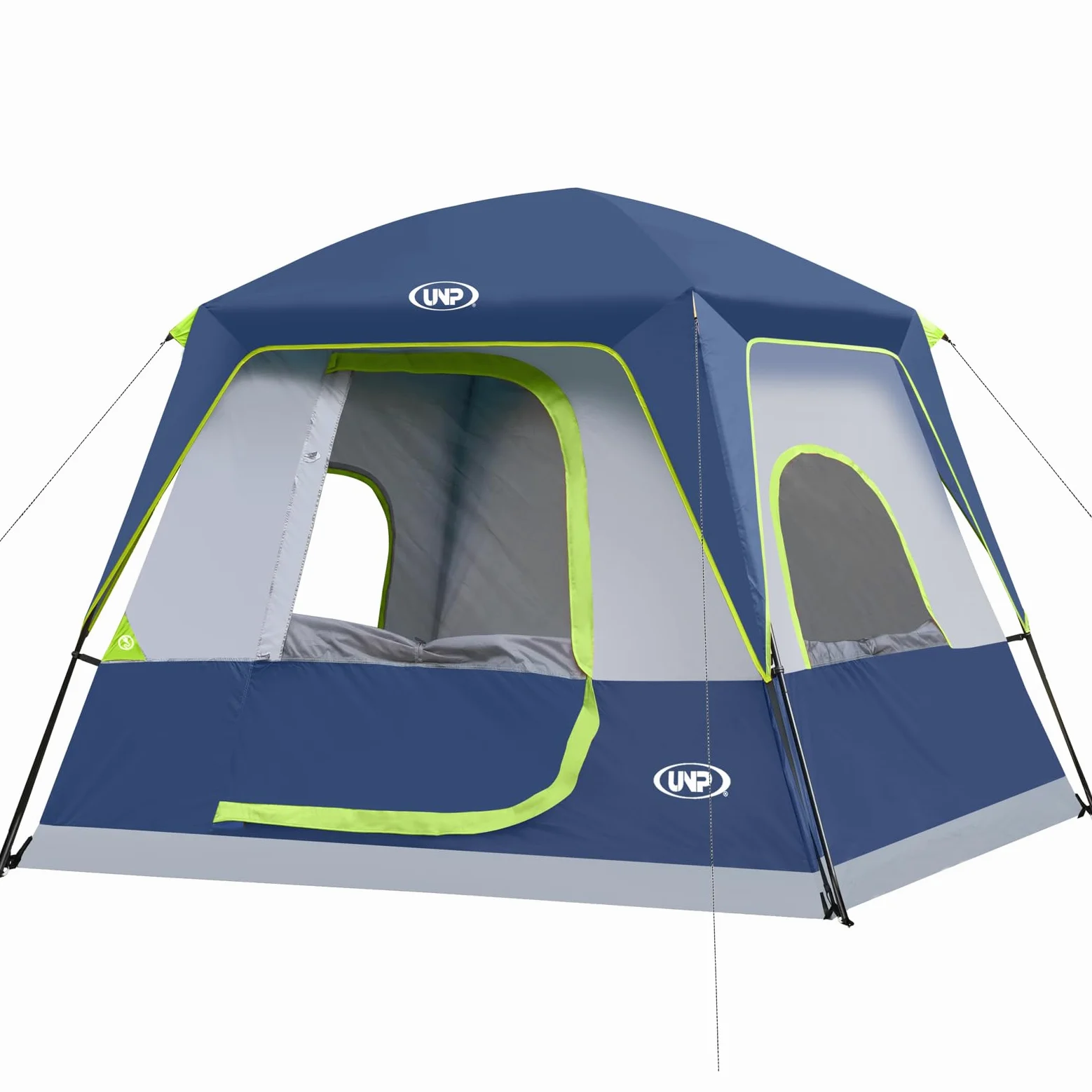 UNP Tent Tienda de campaña para 4 Personas, Tienda de Campaña Grande Camping al Aire Libre