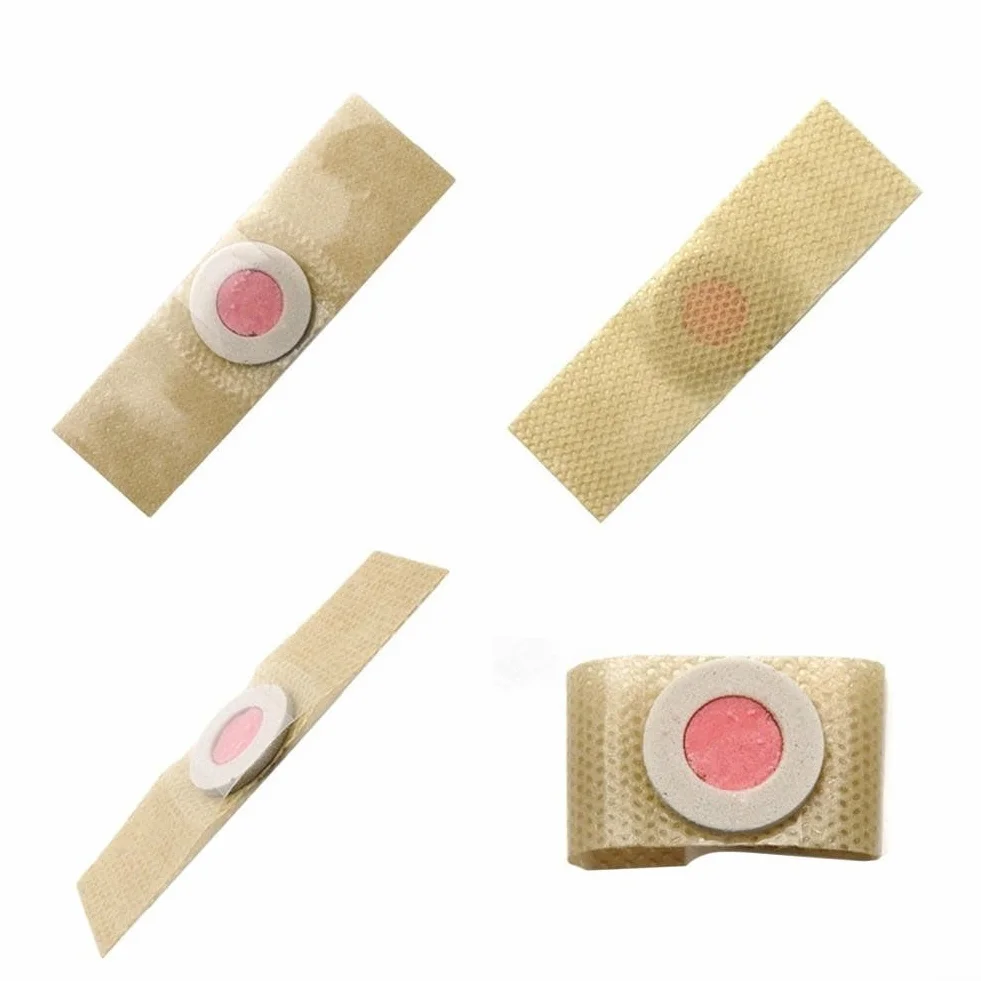 Almohadillas removedoras de callos para pies, 48 piezas, ácido salicílico, parche de verrugas plantares