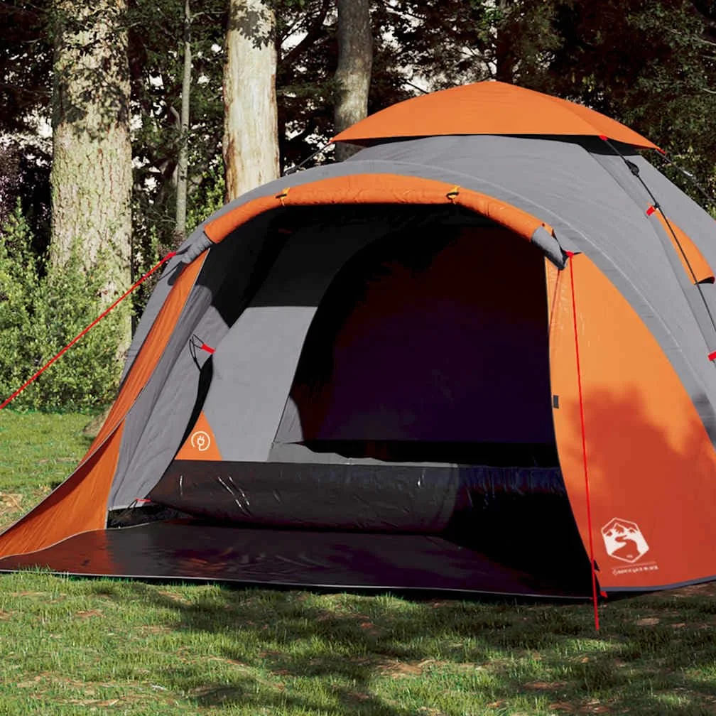 Carpa exterior verde impermeable con sistema de liberación rápida, T-poliéster, ligera y portátil para aventuras de camping