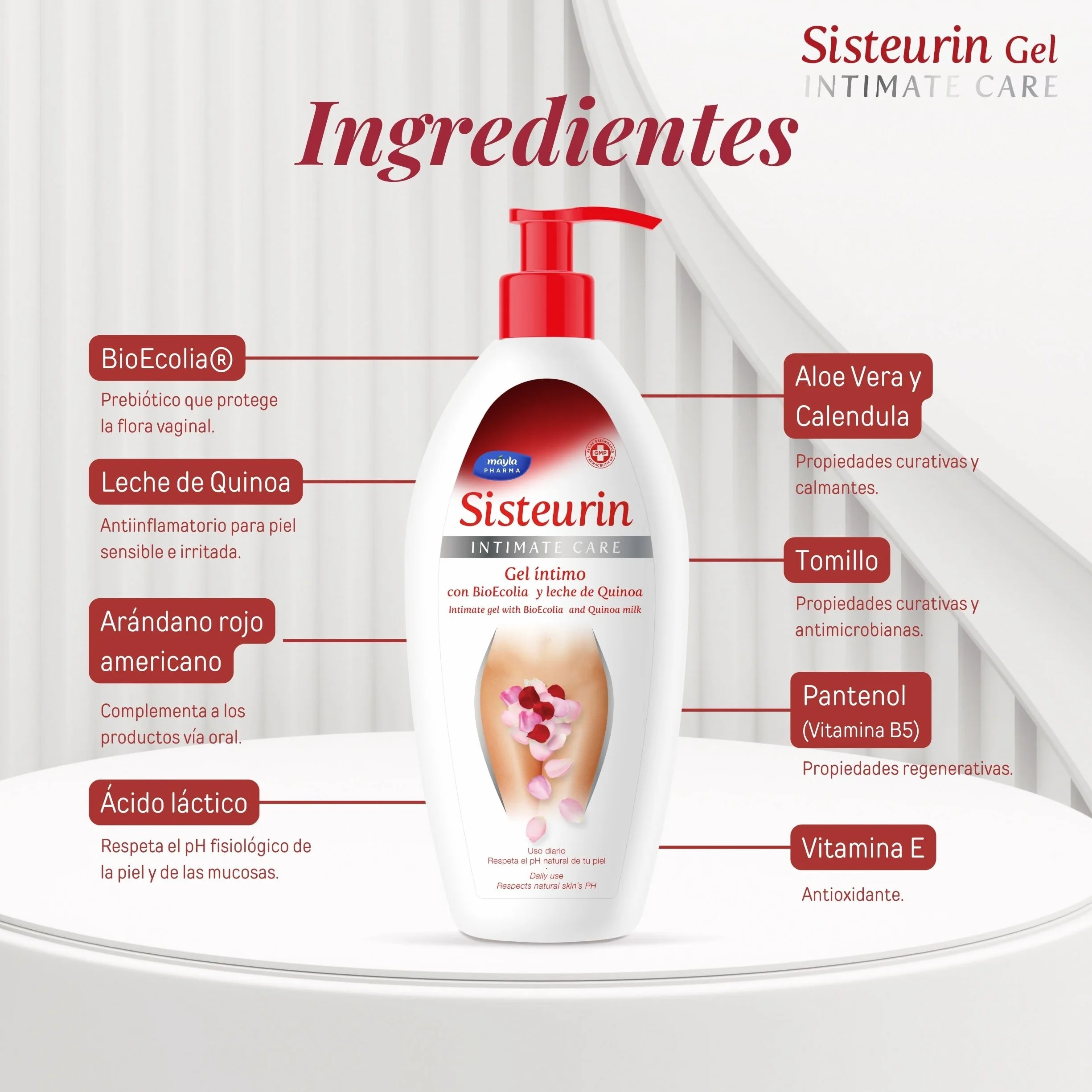 Higiene Íntima Gel 500ml Alivia Picor Prevención Reinfecciones Vaginales Urinarias