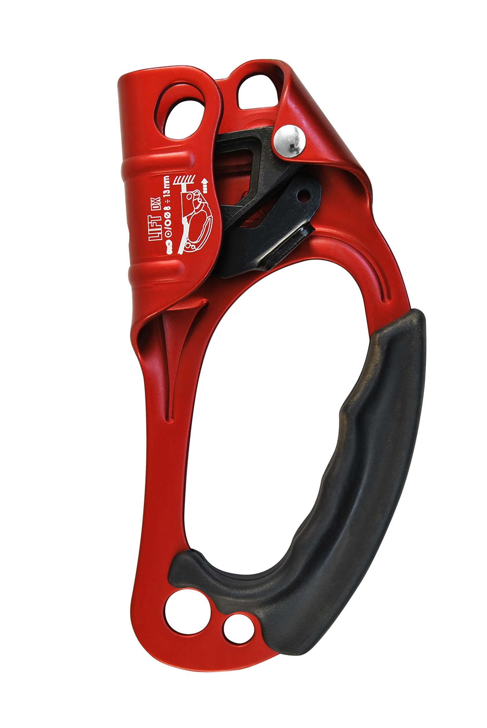 KONG Lift Puño Aluminio Marcado UIAA-CE Derecho Rojo