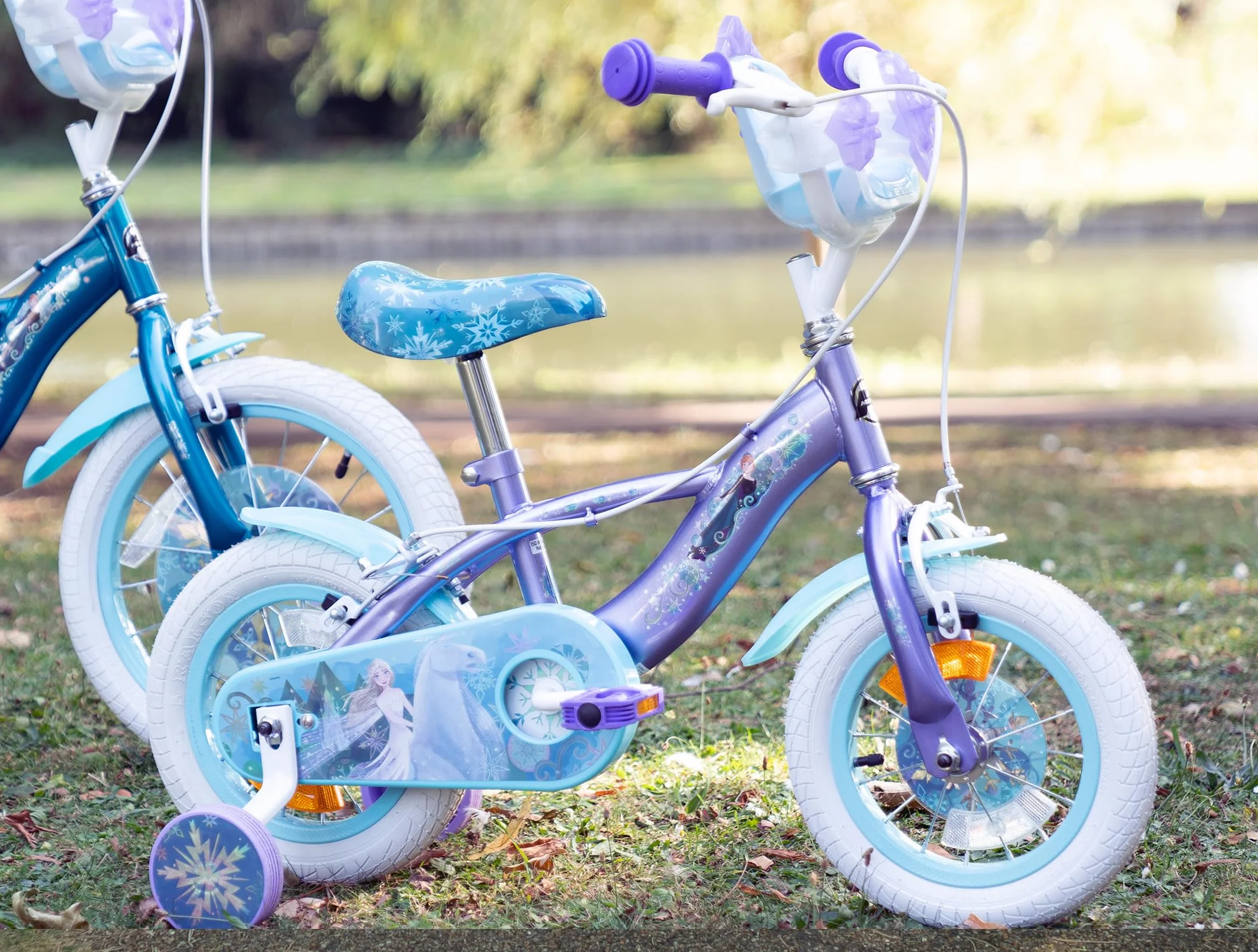 Huffy Disney Frozen 12" Inch Bicicleta para niños, 3-5 años