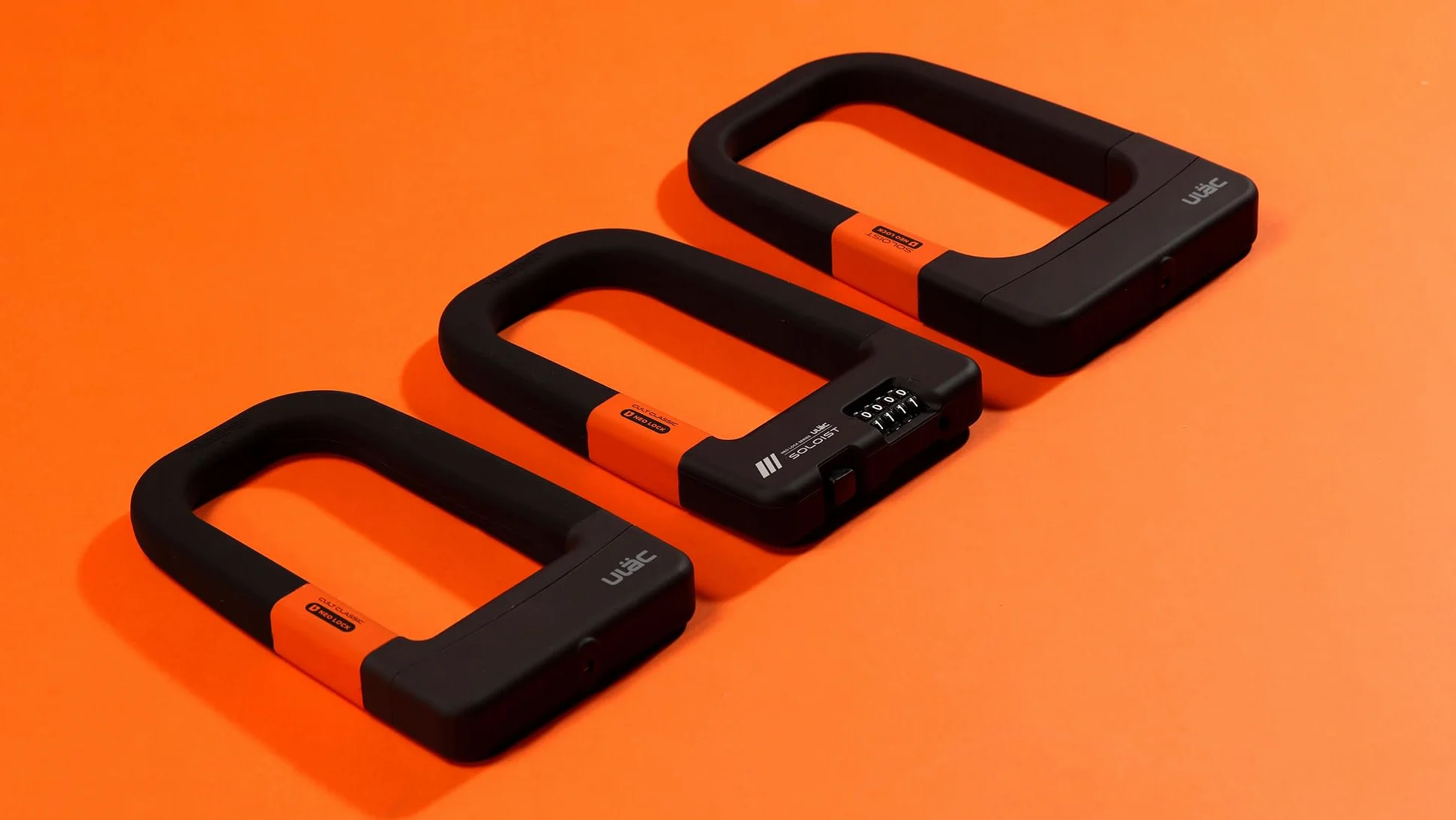 ULAC – Candado Bicicleta en U Soloist | Diseño Innovador y Máxima Seguridad | Cerradura Antirrobo con 2 Llaves Abloy | Grillete de Acero Templado 12 mm Anti Robos | Bici Eléctrica, Moto, Patinete
