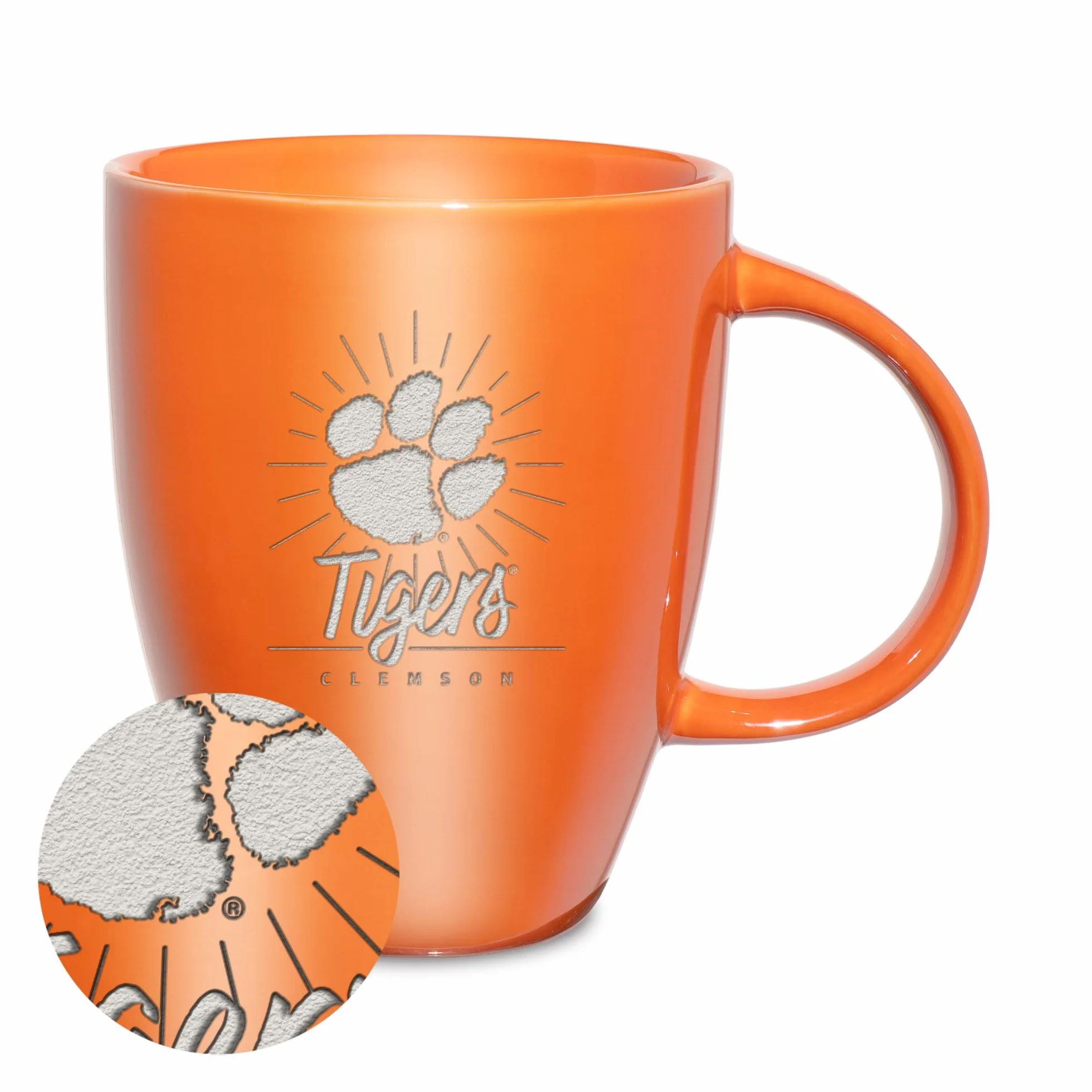 Rico Industries NCAA Naval Academy Midshipmen Sunburst - Taza de cerámica grabada con láser, 532 ml