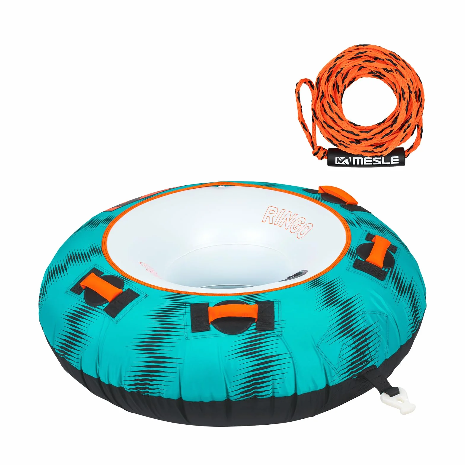 Ringo Flotador de Arrastre 1 Persona Donut Hinchable para Barco