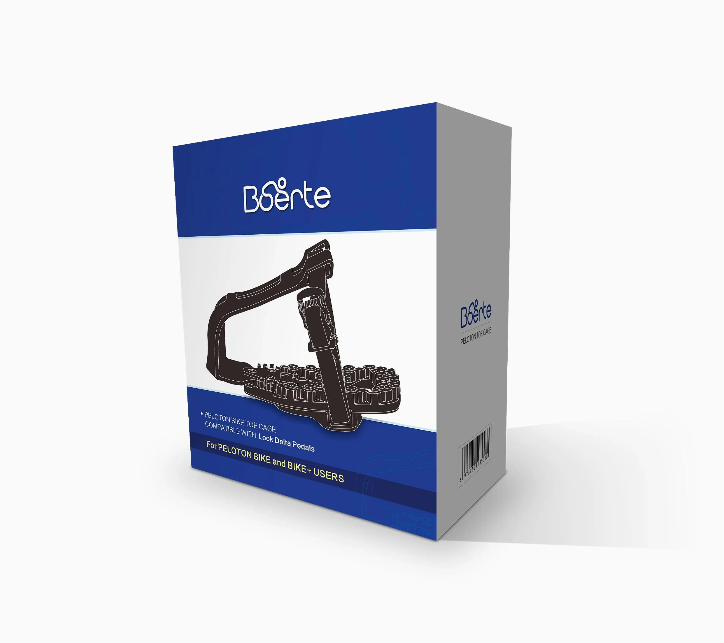 Peloton Bike & Peloton Bike+ Pedales Compatibles con Adaptadores de Jaula de Dedo – Convierte Look Delta Pedales en Bicicleta estática de Interior a Jaulas de Dedos y Correas – Viaja con