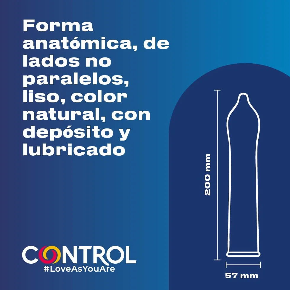 Control Nature XL Preservativos Caja Pack Ahorro 24 Condones Lubricados