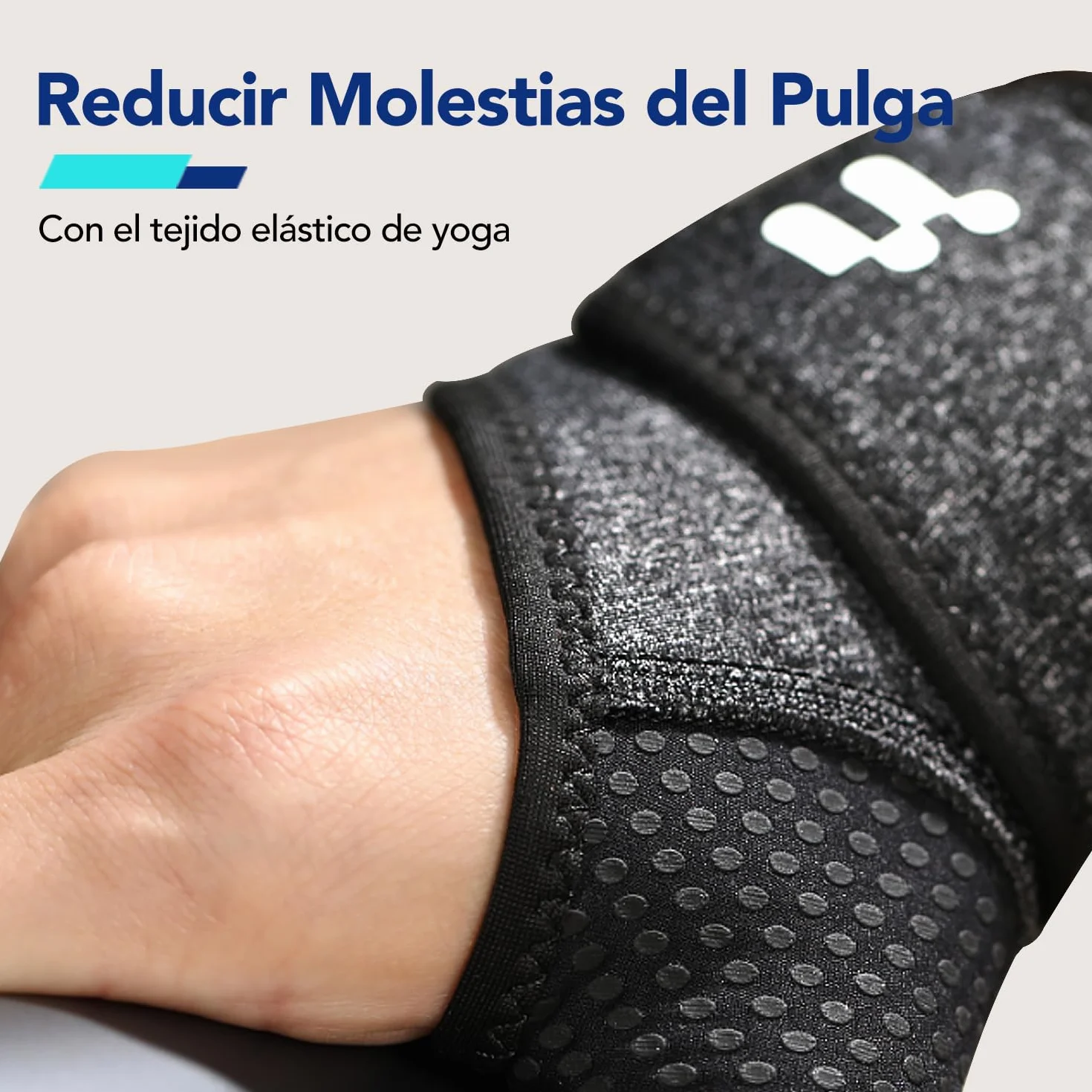 Fitomo Muñequera Tendinitis Muñeca con Apertura del Pulgar Suave para Túnel Carpiano Esguince Artritis Leve, Muñequera Metacarpiana Adjustable para Deportes Trabajos Gym Dormir (Derecha)