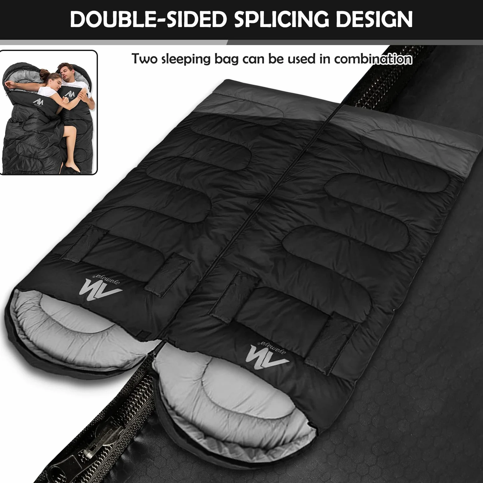 Saco de dormir para exteriores, plegable, de 20 ℃-10 ℃, tamaño pequeño, 4 estaciones, impermeable, 220 x 80 cm, para adultos, senderismo, pesca, camping y viajes