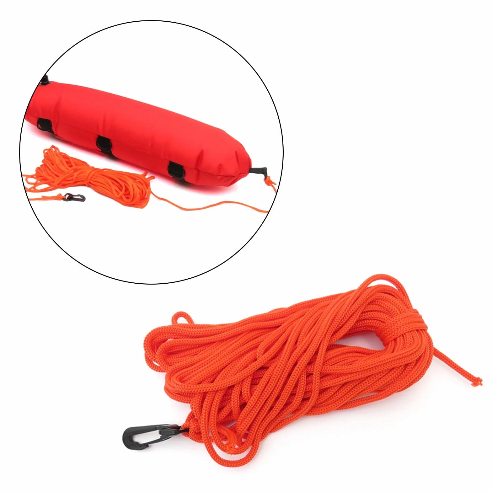 Cuerda de Flotador de boya, Cuerda de Buceo de Cuerda portátil, Cuerda de Buceo de boya para Freediving Accesorios al Aire Libre