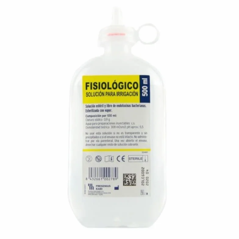 Suero fisiológico 0.9% irrigación apyr 10 x 500 ml