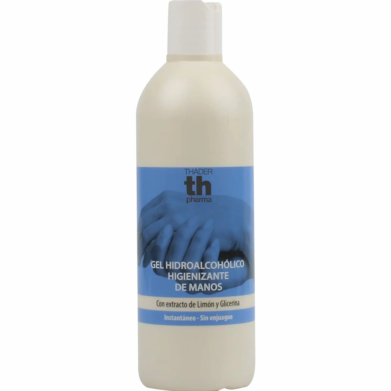 Thader Pharma Gel Hidroalcohólico Higienizante de Manos Instantáneo, Sin Enjuague 500 ml