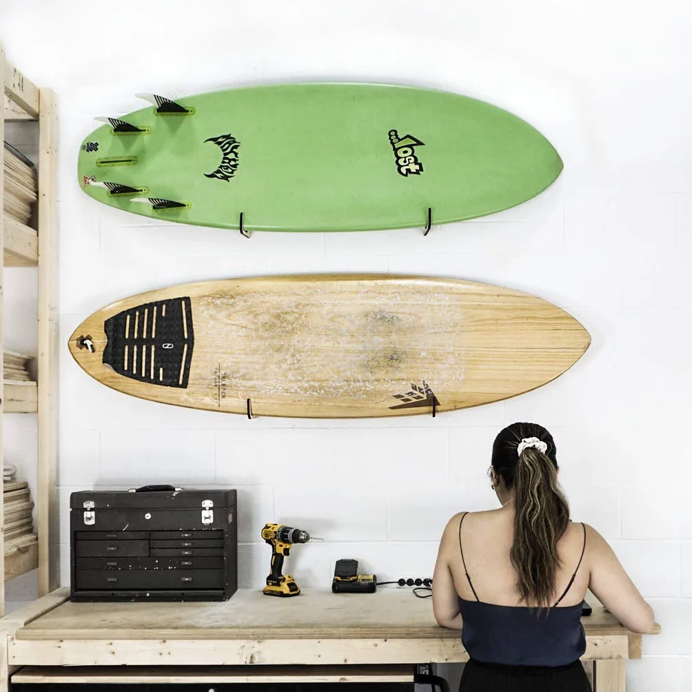 GNARWALL Soporte de Pared Horizontal para Tabla de Surf para Shortboard, Longboards y Jinetes de Olas