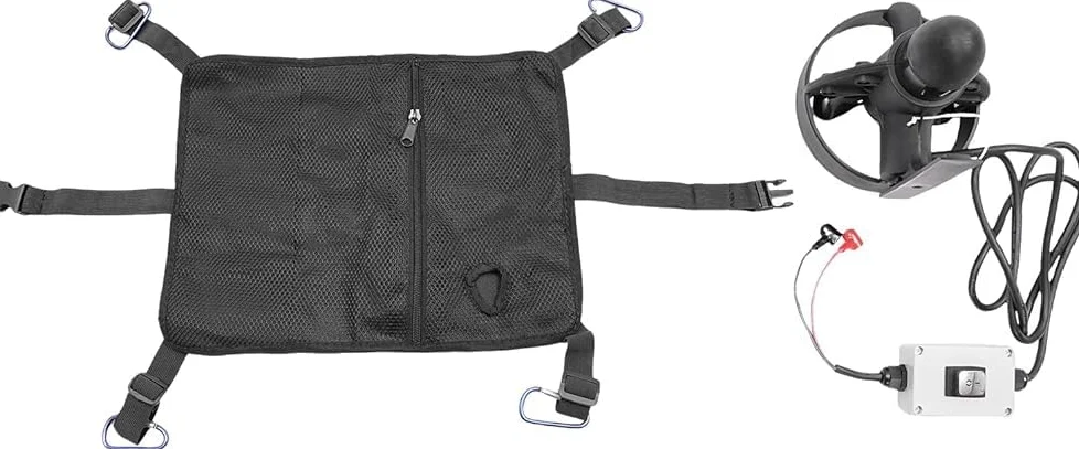 Propulsor de motor sumergible sin escobillas de 288 W impermeable – Sistema de propulsión por chorro 4-5 km/h para kayaks, botes inflables, tablas de pádel y manualidades marinas