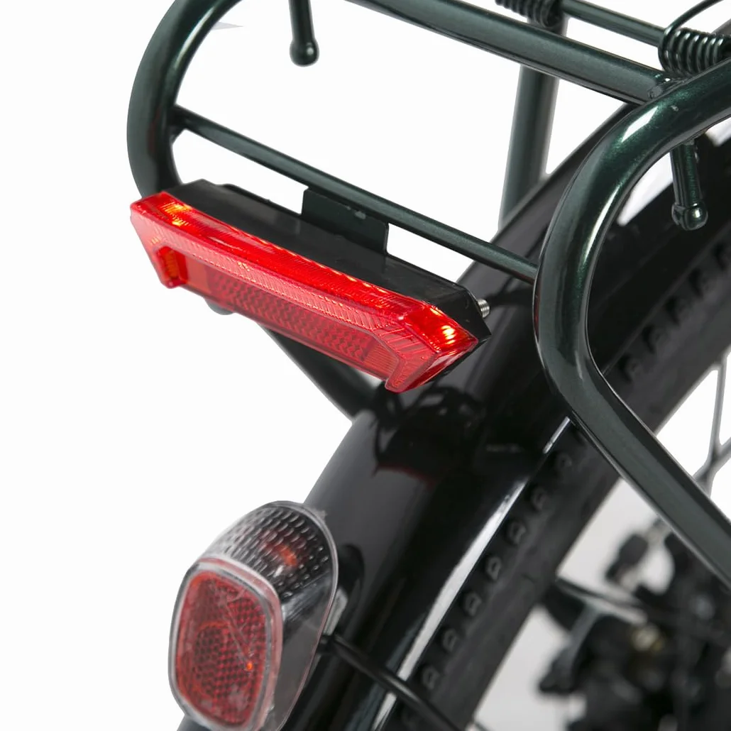cysum Cityrun Bicicleta eléctrica, 26'' City Bici Elettrica para Mujer Adulta, E-Bike con 36v 10ah batería de Litio autonomía 80km, 250w Motor 25km/h,7 velocidades de transmisión de Engranajes