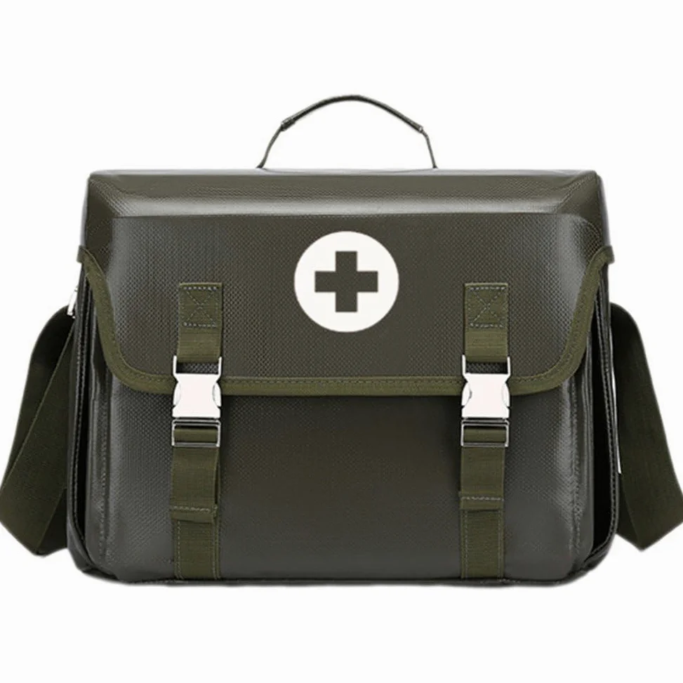 Bolsa De Primeros Auxilios Vacía Para Exteriores, Bolsa De Primeros Auxilios De Seguridad, Botiquín Médico, Kit De Supervivencia, Bolsa De Visita Para Médico De Familia, Botiquín Médico Impermeable Y