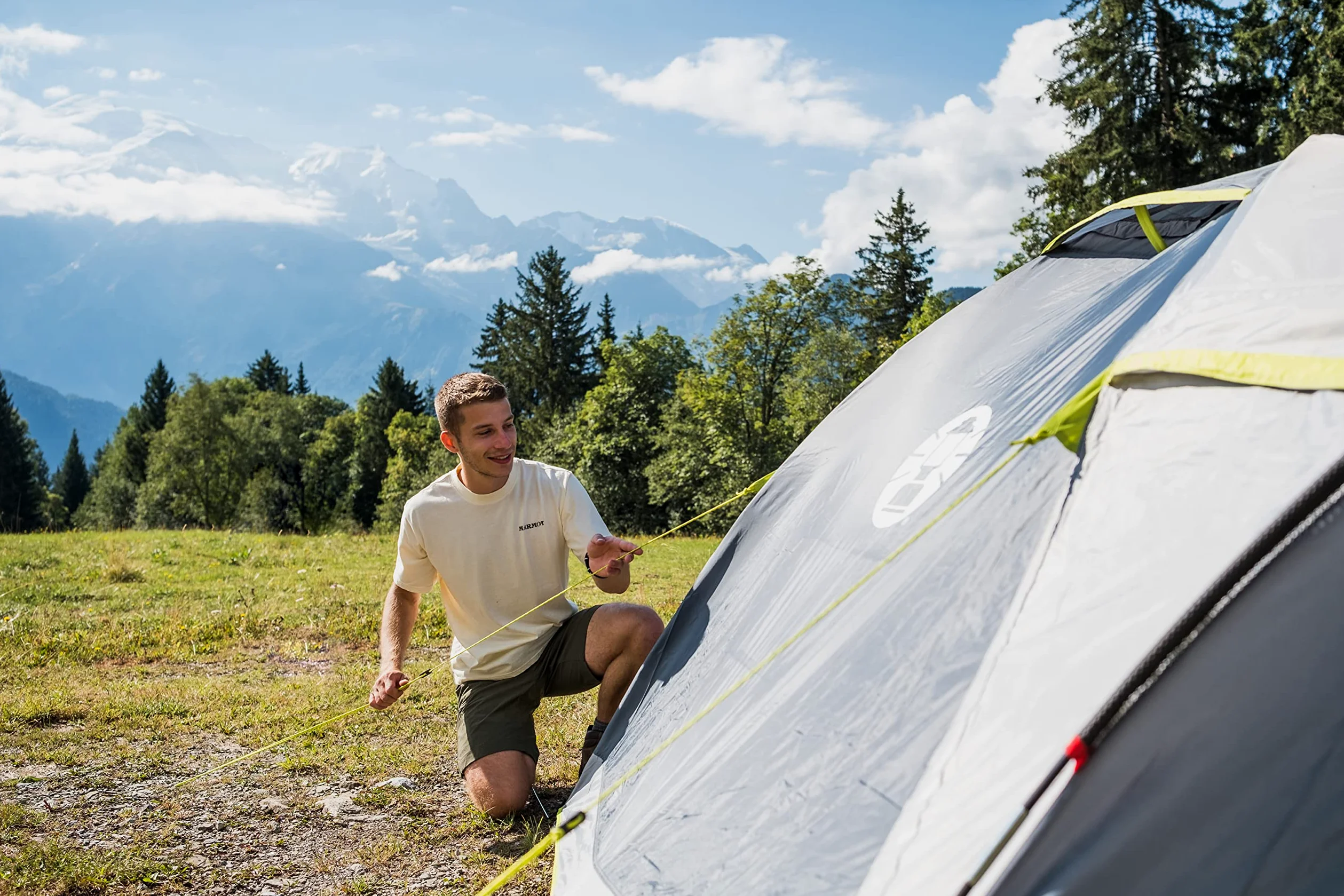 Coleman Darwin - Carpa Compacta de Cúpula, Ideal para Camping en el Jardín, Ligera para Senderismo, Impermeable, Con Suelo Cosido
