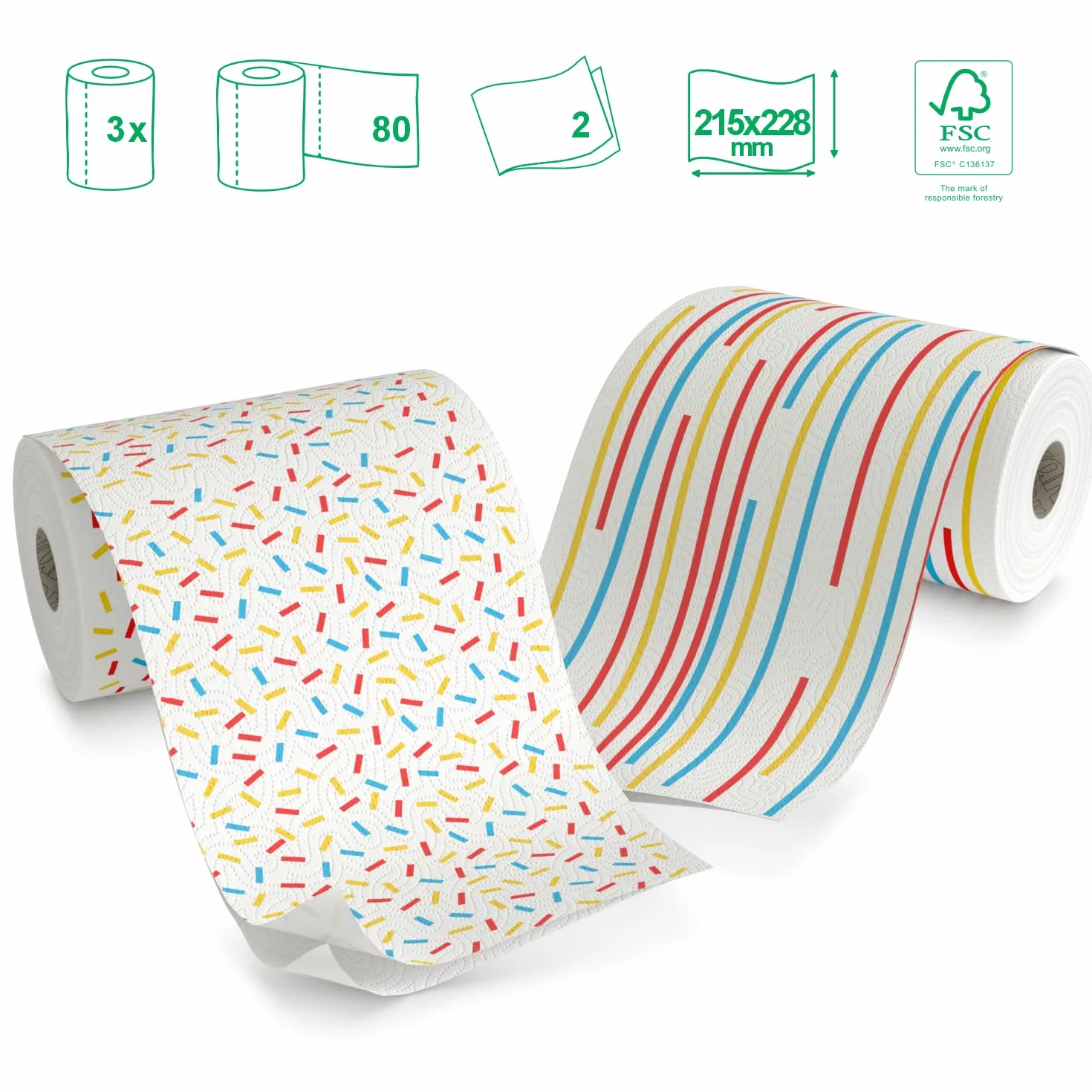 Renova Rollos de Cocina Maxi Absorption XXL 3 Rollos Tamaño Doble