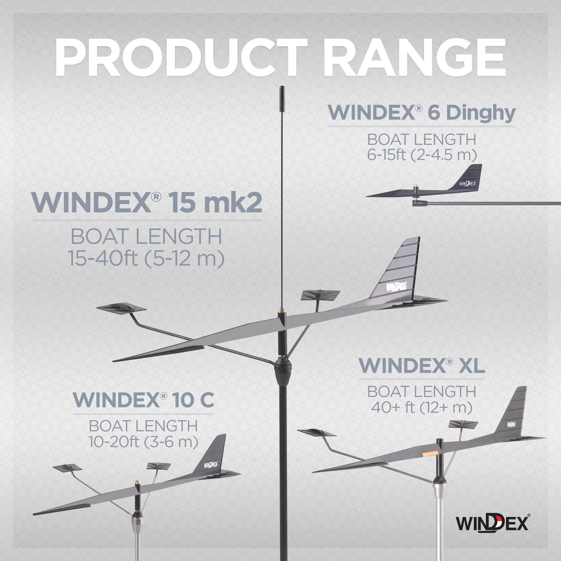 Windex 6 Dinghy - Indicador de dirección del viento
