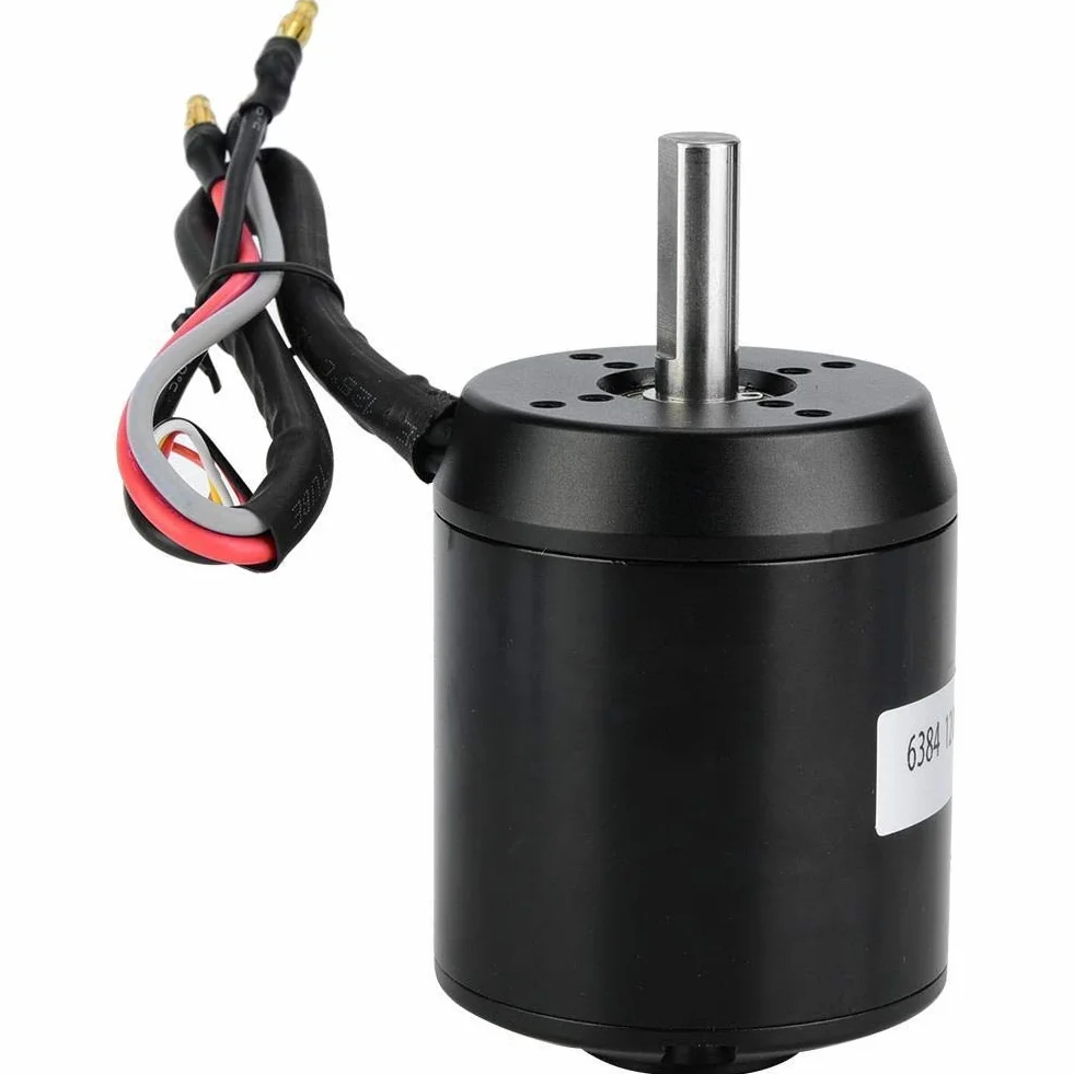 Motor sin escobillas 6384 AA 120 KV BLDC Outrunner Sensored para Scooter Eléctrico Monopatín