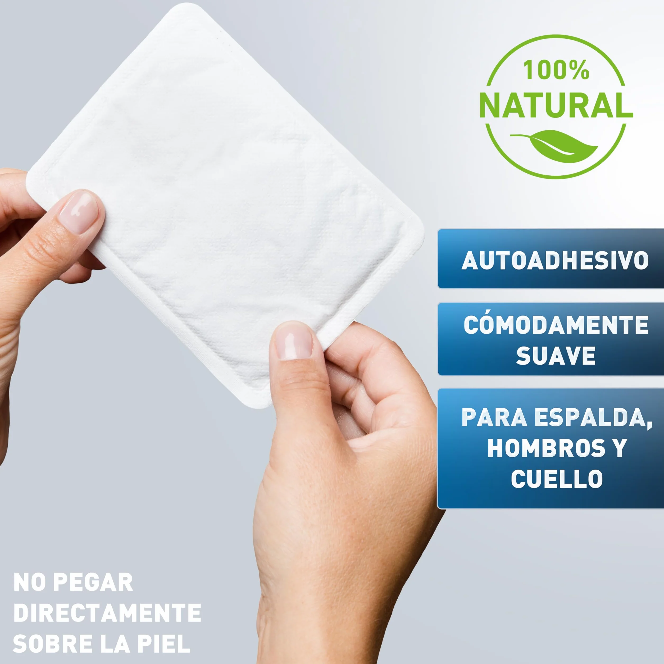 THE HEAT COMPANY Calentador Cuerpo 10 Piezas Adhesivo Espalda Cuello Calor 12 Horas Activado por Aire