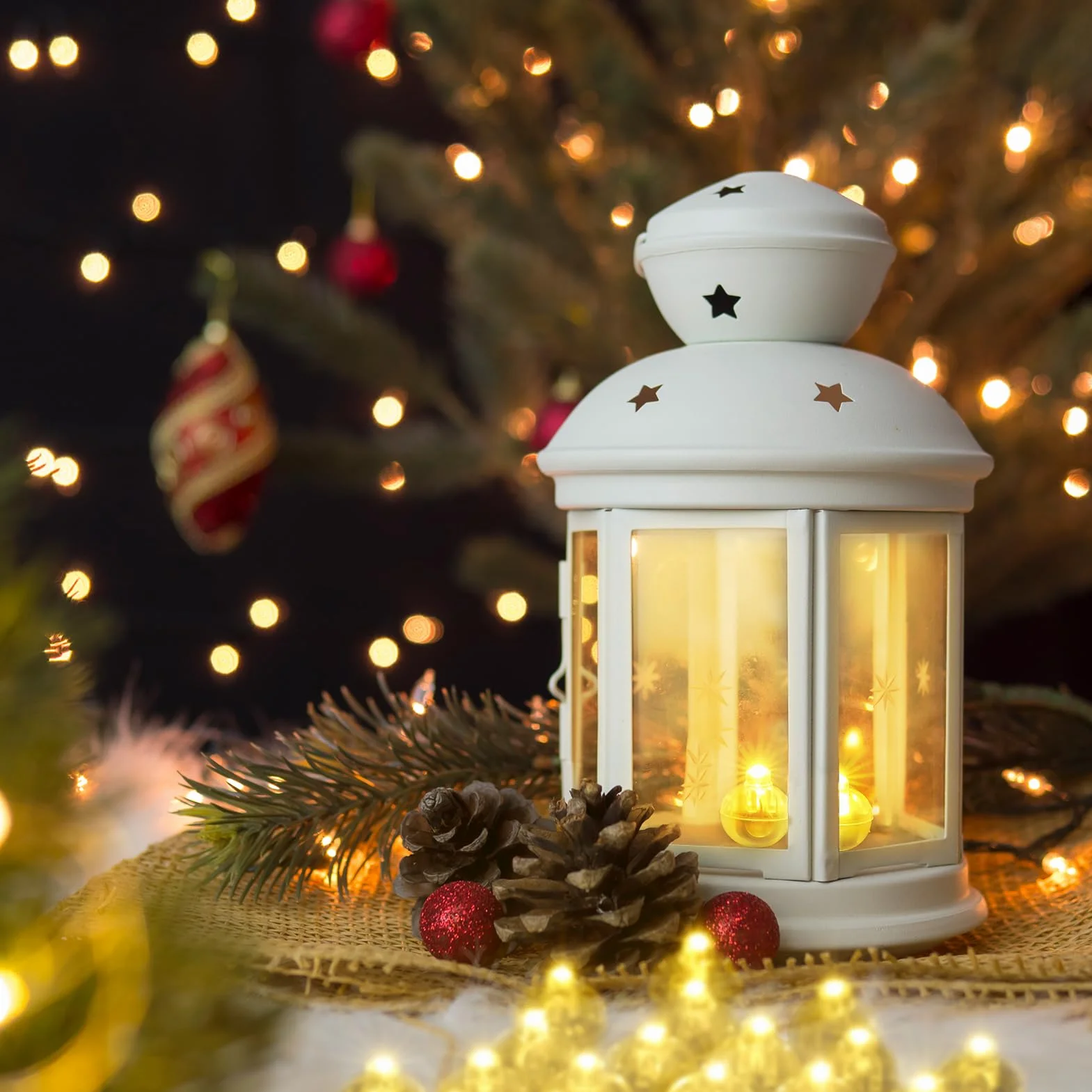 LIHAO 30 Piezas Mini Led Blanco Cálido Farolillos de Papel para Boda Cumpleaños Fiesta