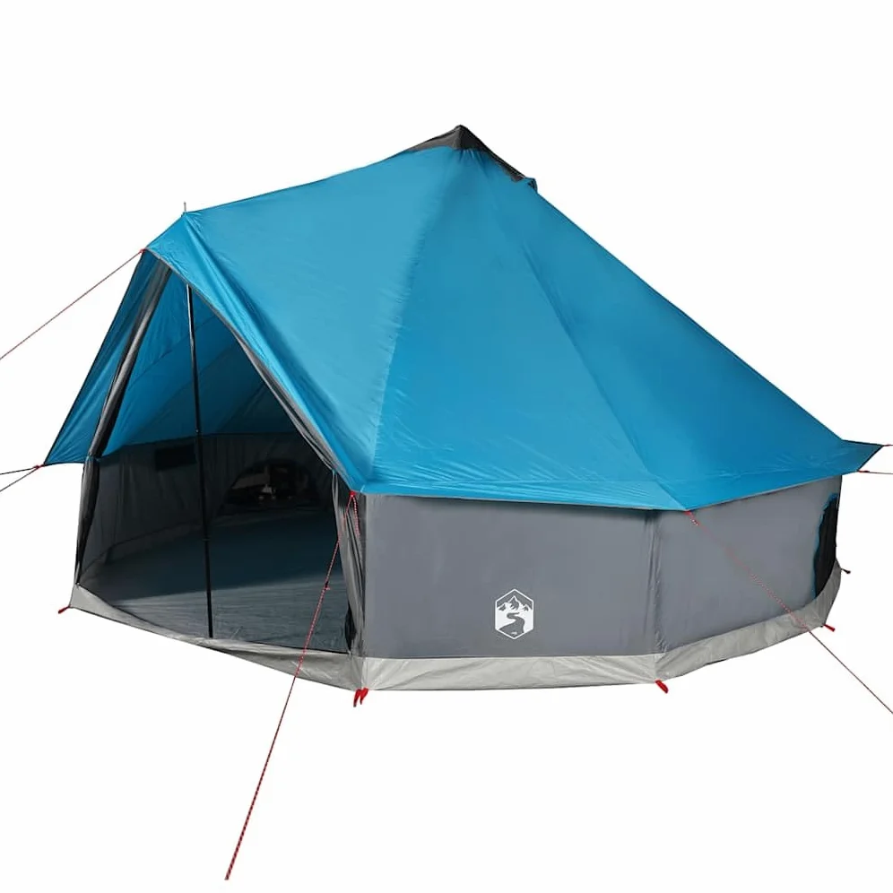 vidaXL Tienda de campaña Familiar Tipi 6 Personas Impermeable Azul