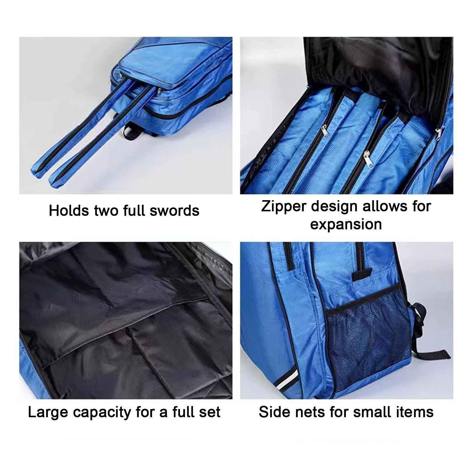 Bolsa de Almacenamiento de Esgrima, Equipo de Esgrima, Impermeable, Gran Capacidad, Correa de Hombro Ajustable, para Adultos y Niños