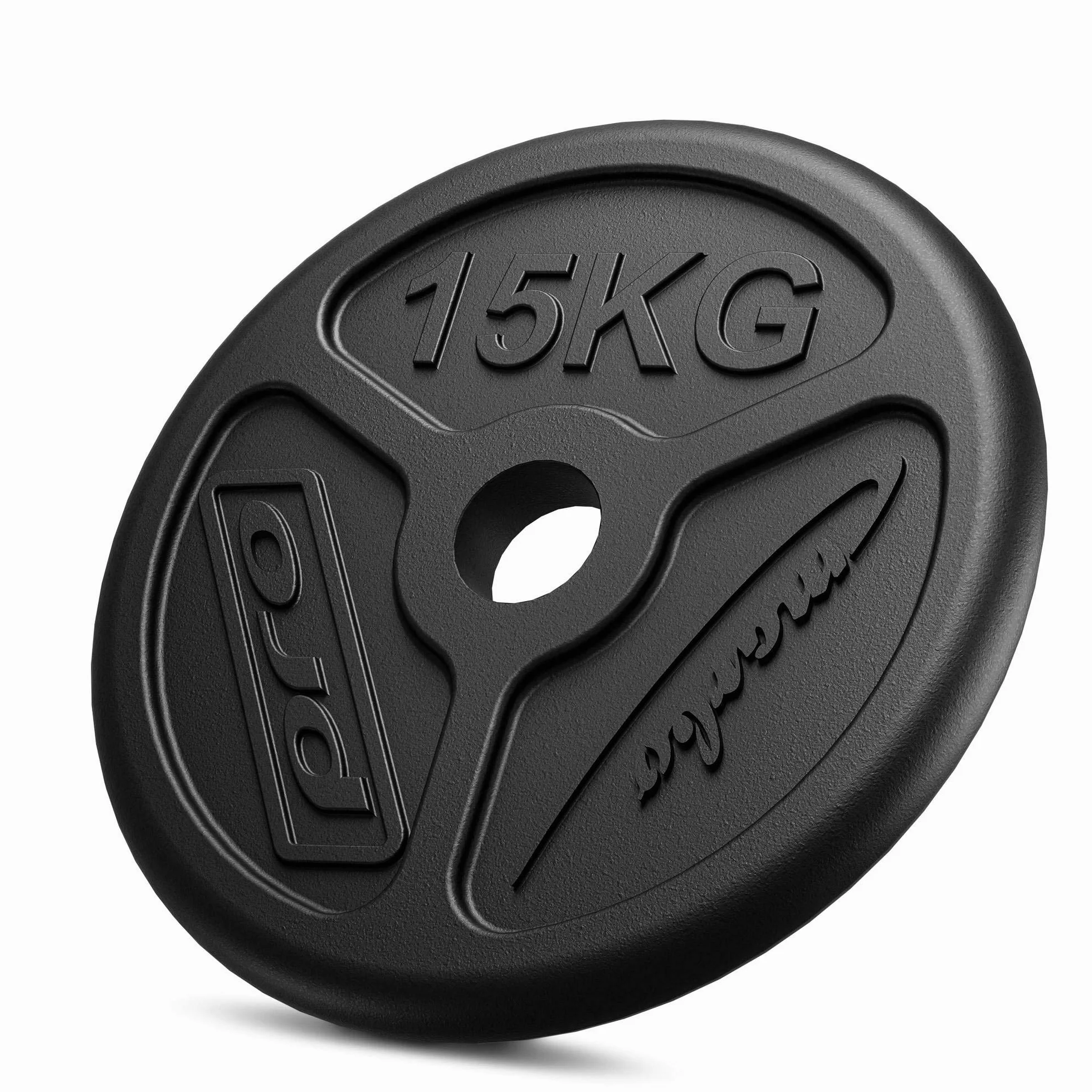 Marbo Sport Juego de Mancuernas Olympia Fundido con Barra de 180 cm de ø50 mm, Barra SZ de 120 cm de ø50 mm, Barras de Mancuernas de 50 cm de ø50 mm y Pesas | Set 45kg/55kg/65kg/75kg a Elegir