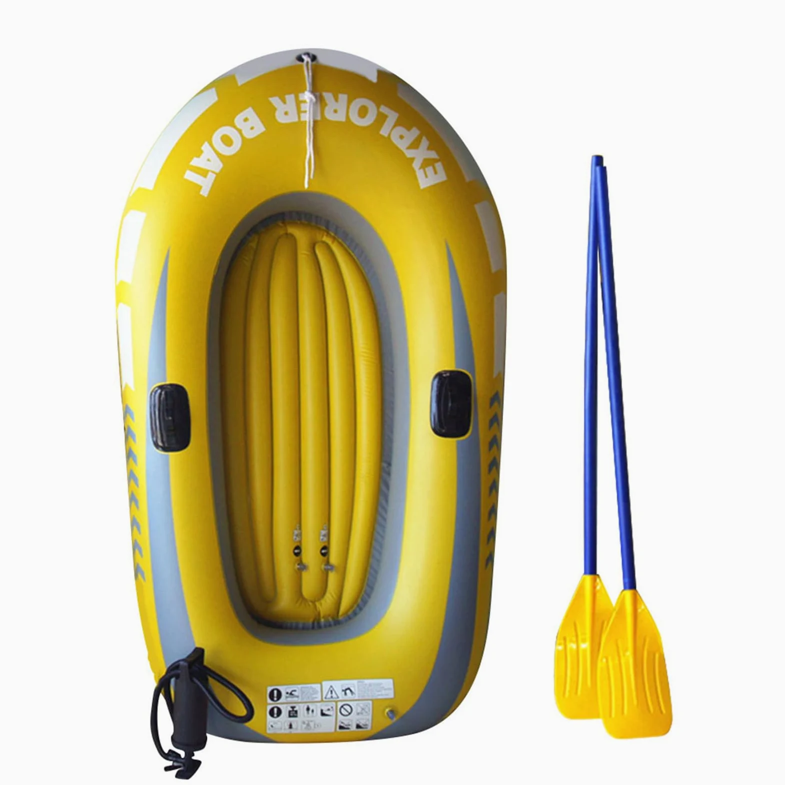 Kayak Inflable - Barco Inflable Mar Adultos | Barco Inflable Challenger | Watercraft Espesado Plegable Para Deriva Y Deportes | Equipo De Aventura Al Aire Libre Para Los Lakes Ríos