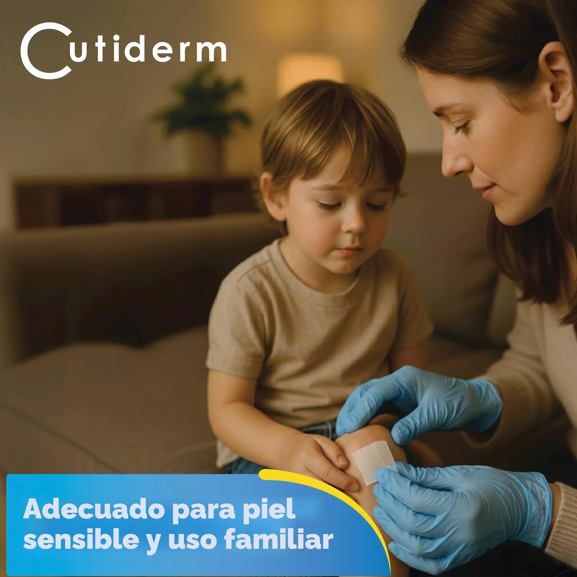 Cutiderm Apósitos De Gasa De Parafina 5cm x 5cm Paquete 20 unidades