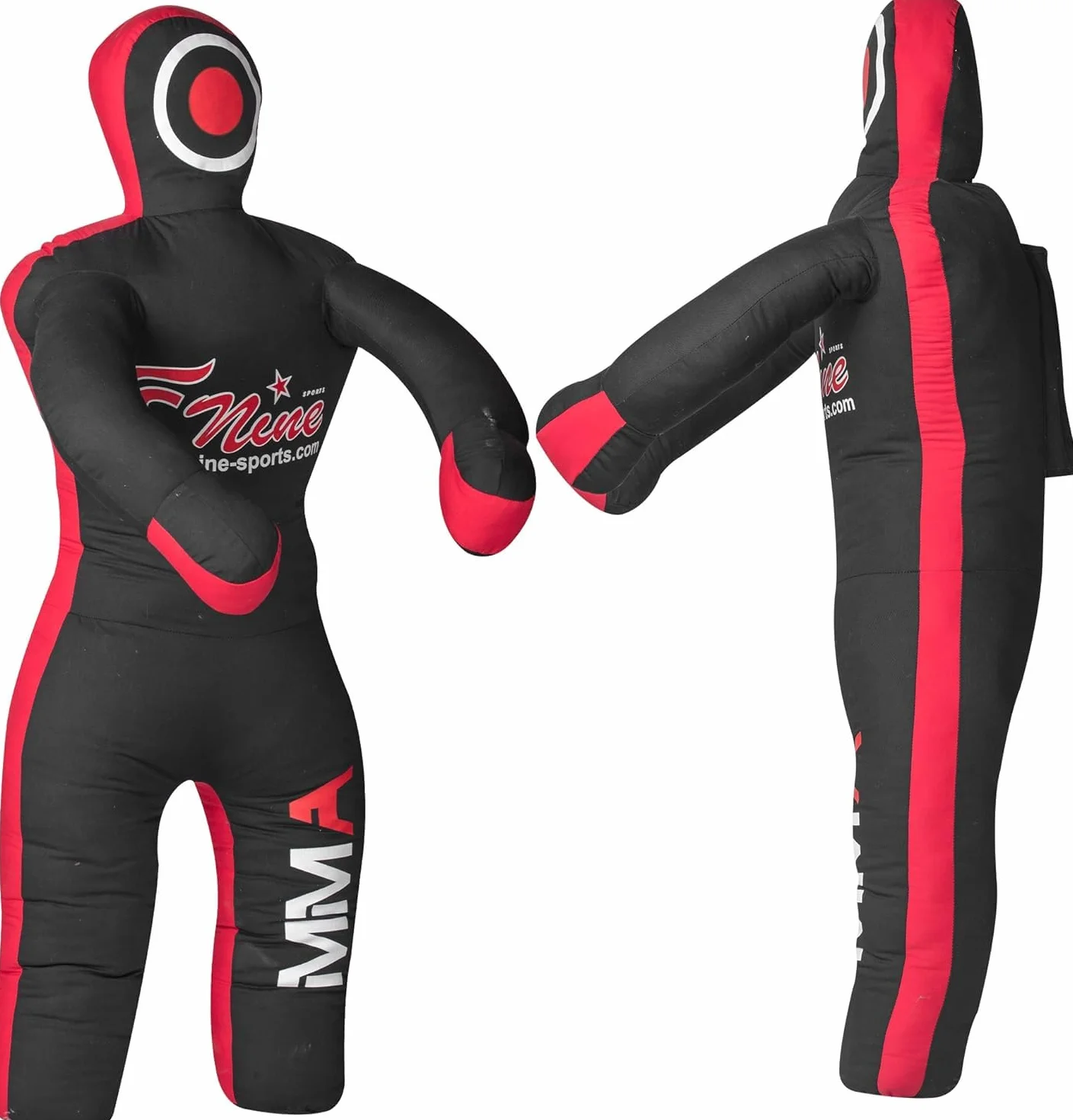 FNine Sports MMA Grappling Dummy, para Judo, Lucha, Jiu Jitsu brasileño, Presentación y Lanzamiento de bolsa de lona sin llenar