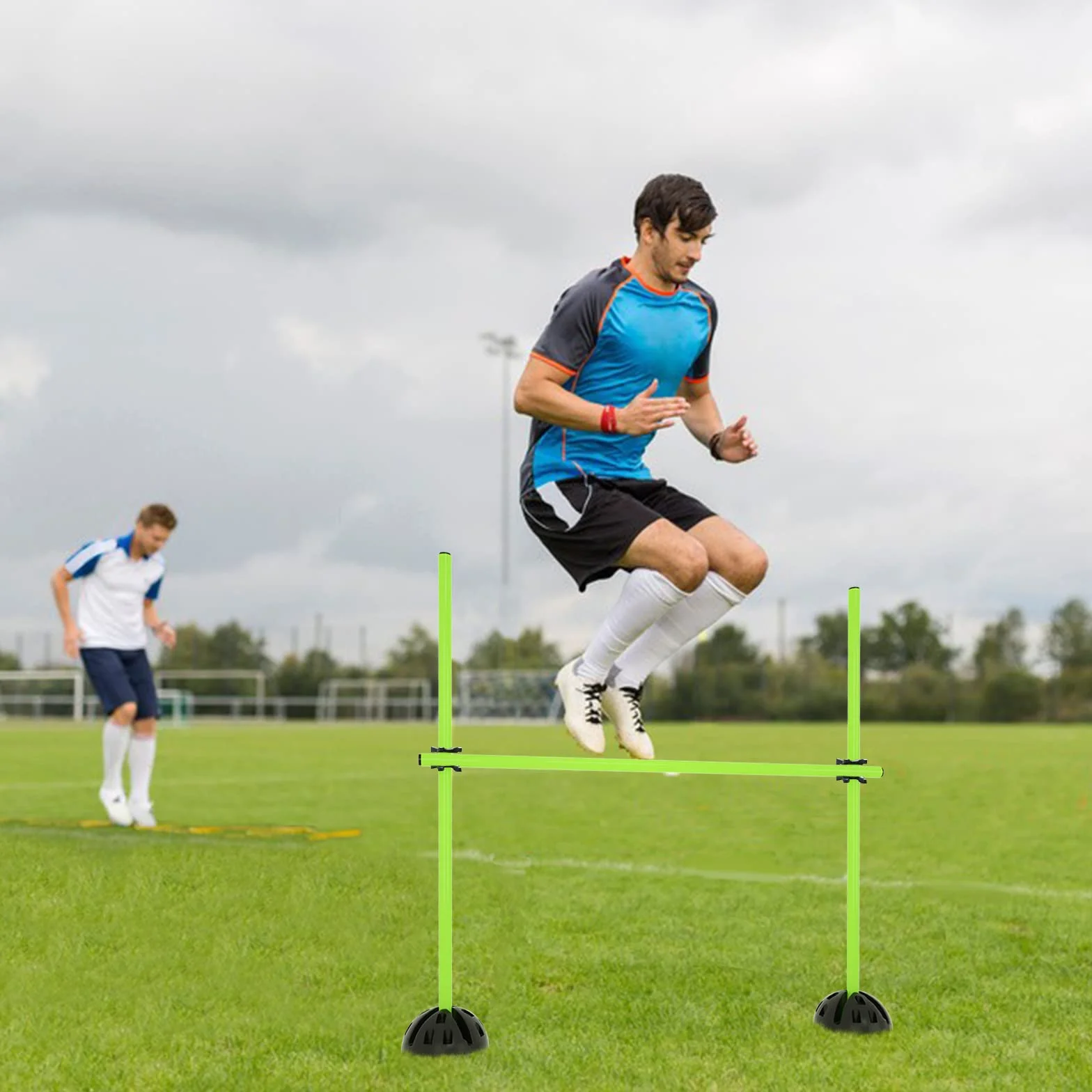 ACXIN Agility Juego de barras de entrenamiento condicional multifuncional